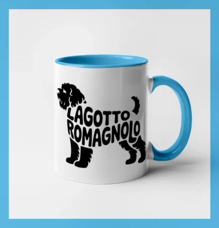Lagotto romagnolo nápis v tele