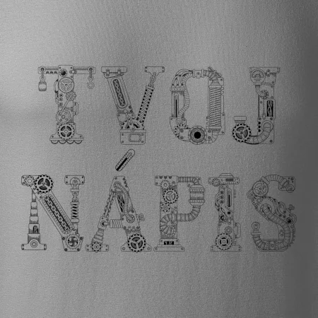 Steampunk vlastný nápis