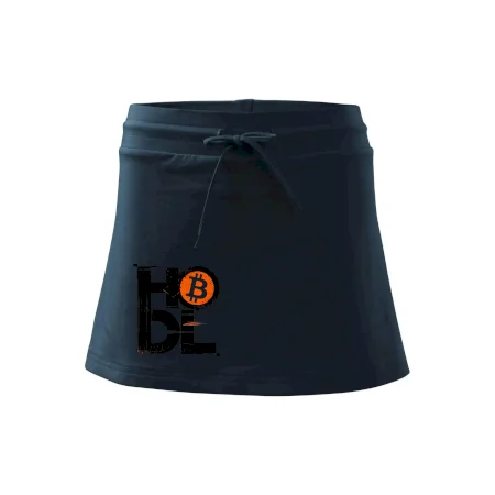 Hodl velký nápis a logo BTC