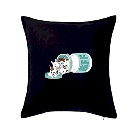 Bullterrier Friends Forever zelené (Pecka design)