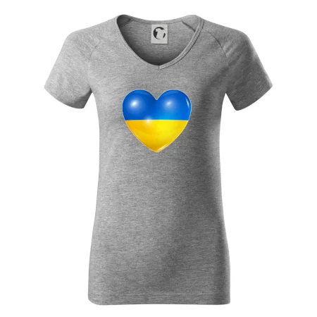 Ukrajina srdce vlajka
