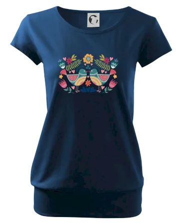 Folklór - dva farebné vtáčiky