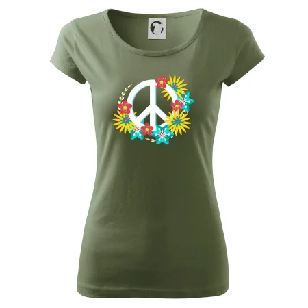 Peace symbol abstraktný