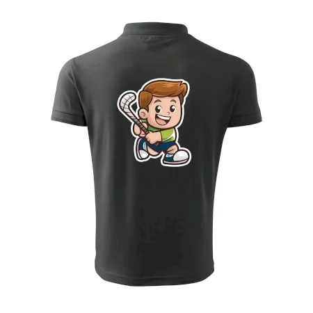 Ikona pozemný hokej chlapec
