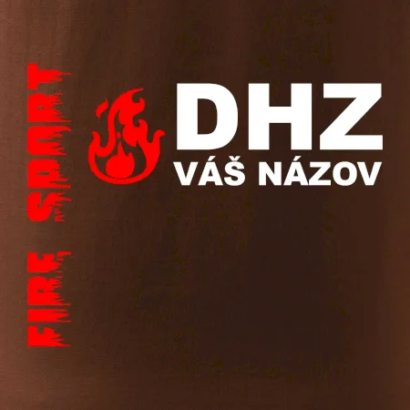 DHZ (oheň, firesport, názov sboru - vlastný nápis)