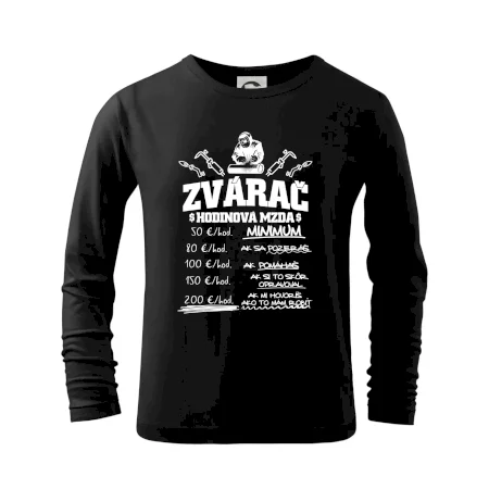 Hodinová mzda zvárač