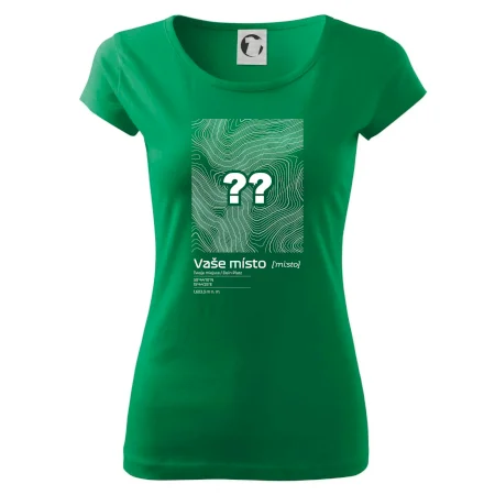 Vaše miesto - vrstevnice v obdĺžniku