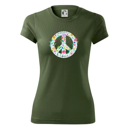 Peace and love symbol