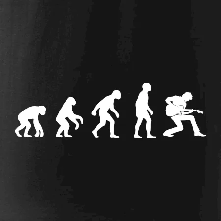 Evolúcia gitarista - kľačiaci