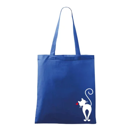 Zamilovaná mačka zozadu