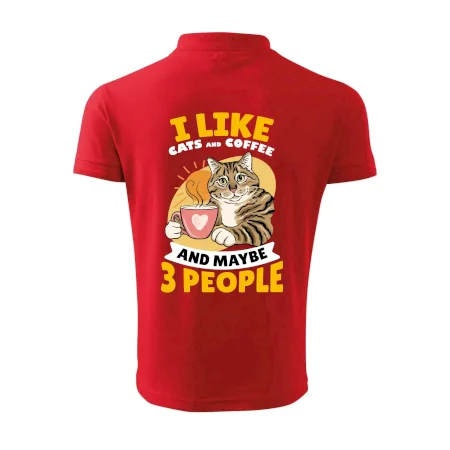 I like cats and coffee and maybe 3 people