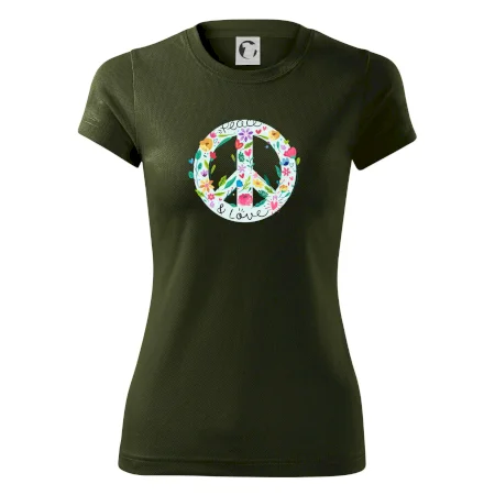 Peace and love symbol