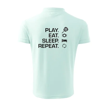 Play eat sleep repeat padel