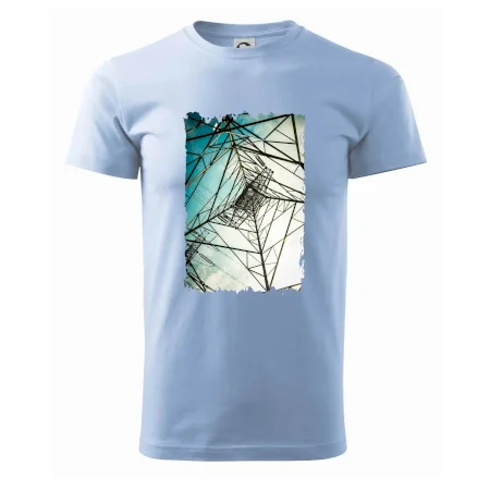 Farebné nebo - stožiare vysokého napätia