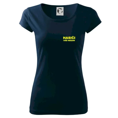 Hasiči - žltý nápis - váš názov zboru