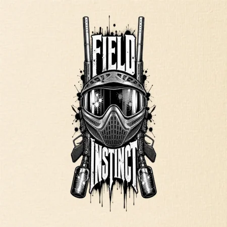 Čiernobiela maska – Field Instinct paintball