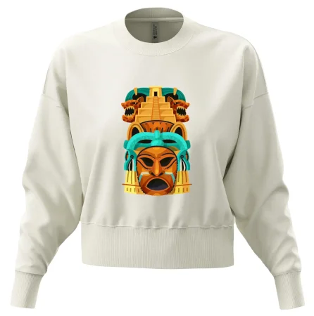 Mayová maska s pyramídou