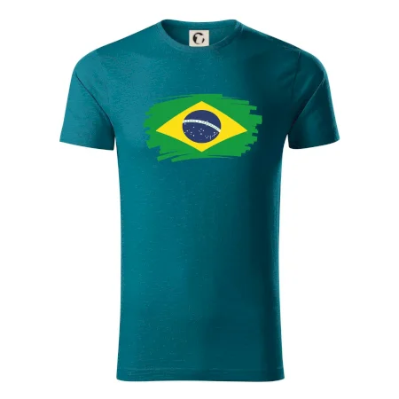Brazília vlajka štetkou