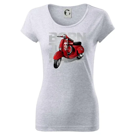 Scooter born to ride red