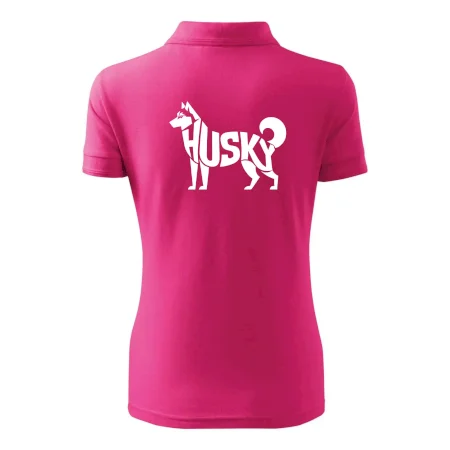 Husky nápis v tele