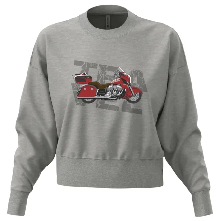 Cestovná motorka Amerika červená