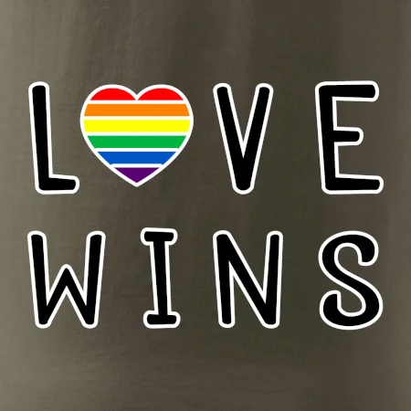 Love wins nápis