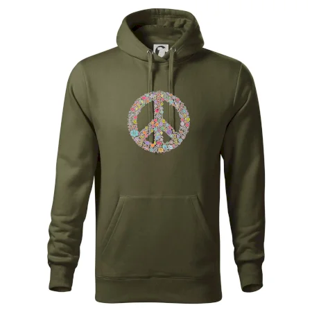 Peace symbol lístočky