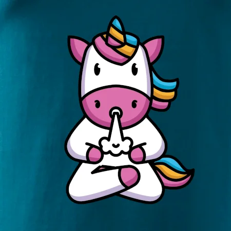 Yoga fučiaci jednorožec