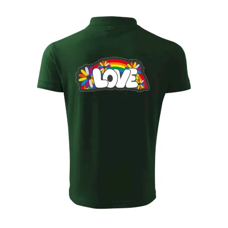 Love s dúhou v pozadí