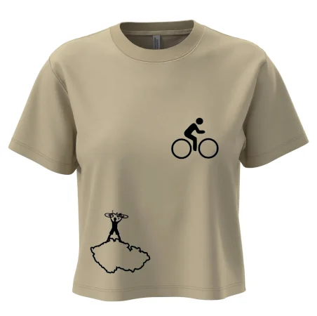 Mapa ČR + kolo na prsu