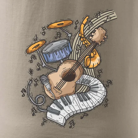 Hudobné nástroje v notách