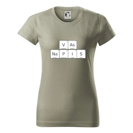 Vlastný nápis - periodická tabuľka