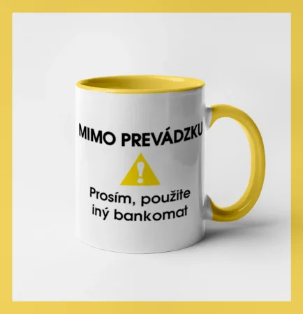Mimo prevádzku prosím, použite iný bankomat