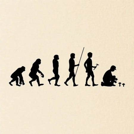 Evolúcia hubár muž