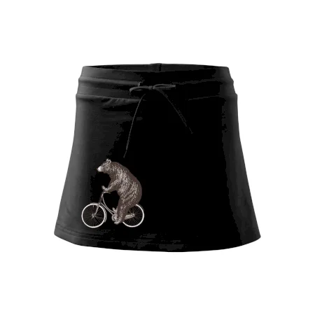 Medveď na bicykli