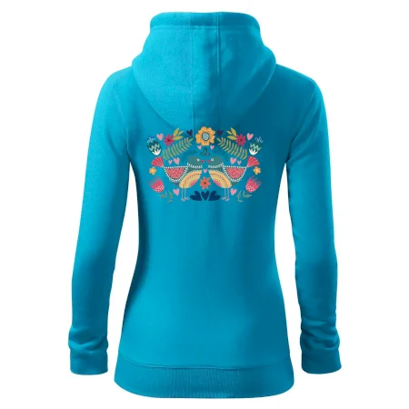 Folklór - dva farebné vtáčiky