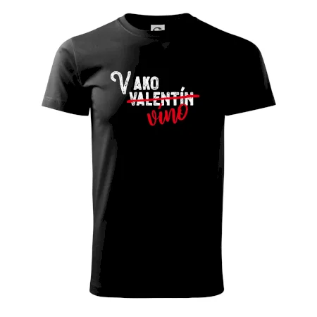 V ako Valentín víno