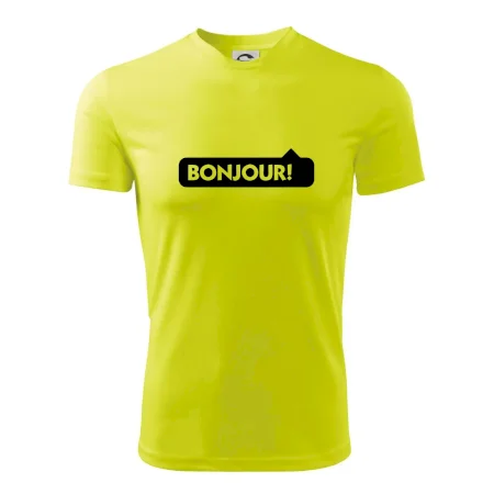 Nápis Bonjour