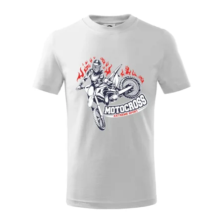 Motocross extreme sport fire