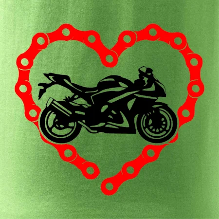 Moto srdce reťaz - superšport