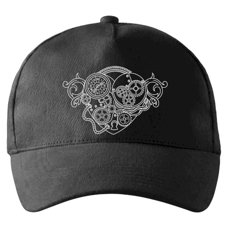 Steampunk srdce kreslené