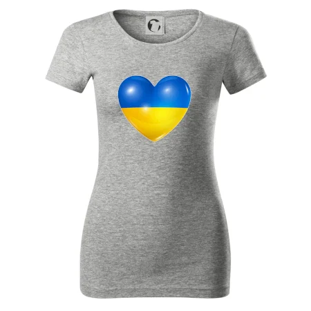 Ukrajina srdce vlajka