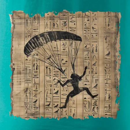 Egyptské hieroglyfy paraglide