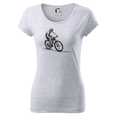 MTB kreslený cyklista