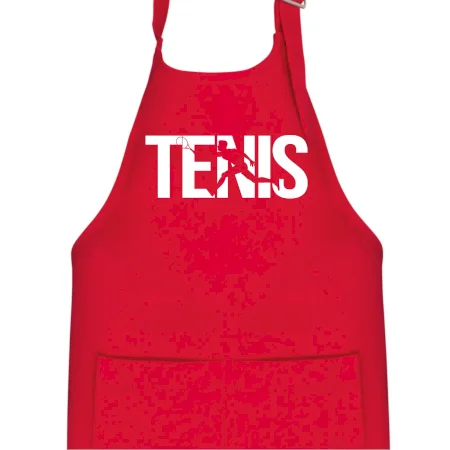 Tenis nápis silueta