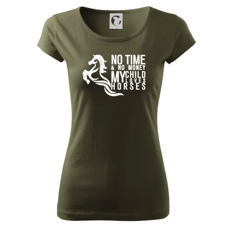 No time no money my child loves horses