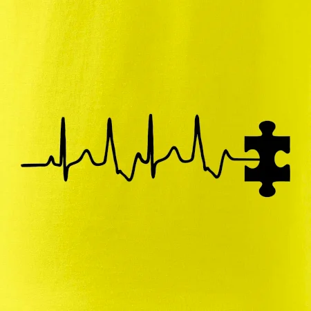 EKG puzzle rozpojené