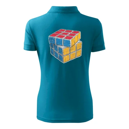 Rubikova kocka kreslená