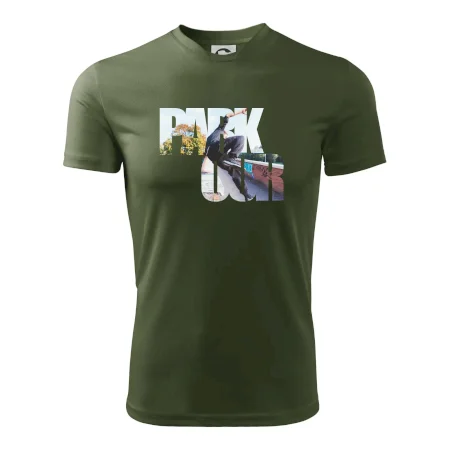 Parkour nápis v meste