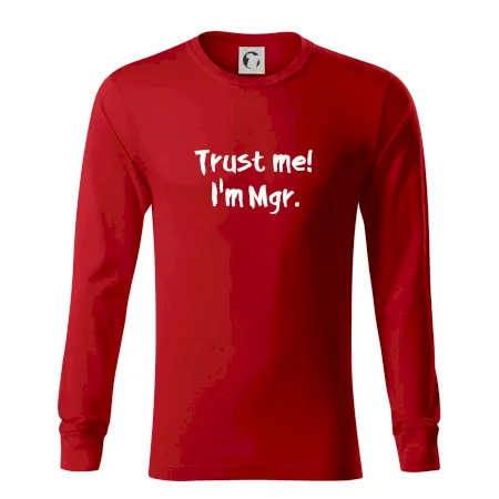 Trust me I´m  Mgr. / Ver mi som Magister.